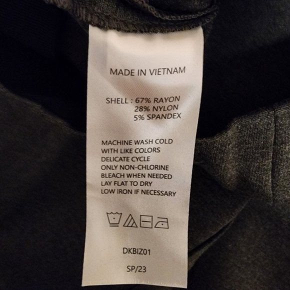 Quince Ultra-Stretch Ponte Pintuck Ankle Pant NWT Gray Large - Picture 6 of 7